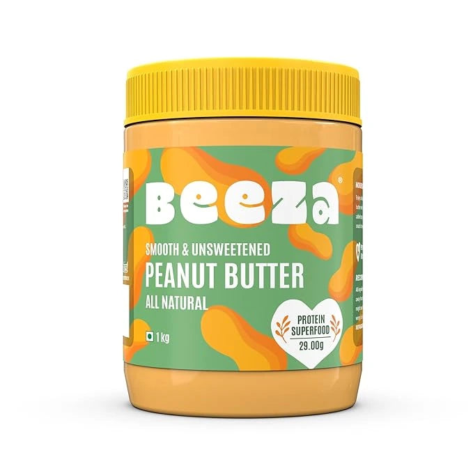 Smooth & Unsweetened Peanut Butter Protein - Beeza Nut Butters
