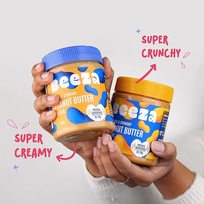 Super Creamy & Crunchy Peanut Butters - Beeza Nut Butters