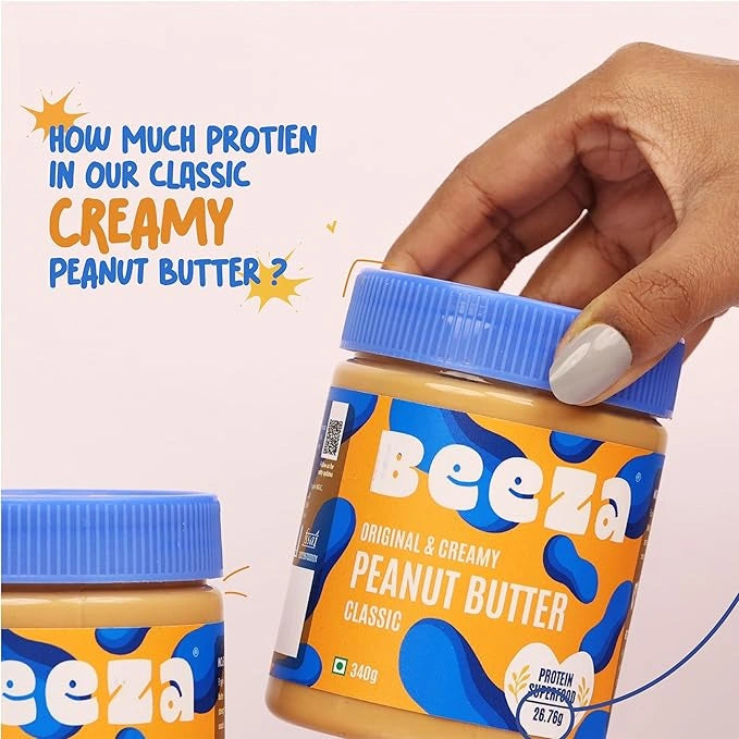 Original & Creamy Classic Peanut Butter - Beeza Nut Butter