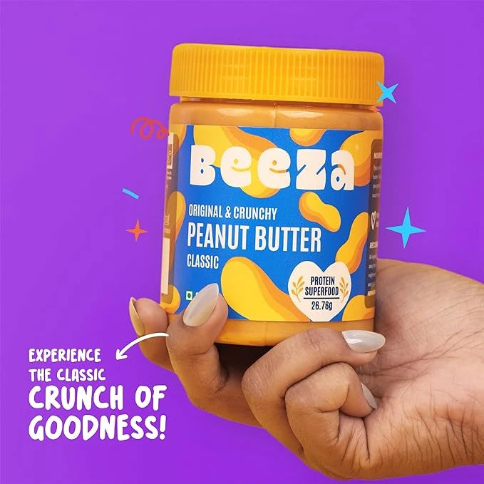 Original & Crunchy Classic Peanut Butter - Beeza Nut Butter