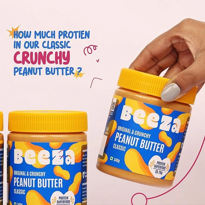 Original & Crunchy Peanut Butter - Beeza Nut Butter