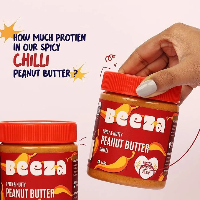 Spicy & Nutty Peanut Butter - Beeza Nut Butter