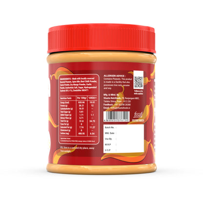 Peanut Butter Chilli Nutrition Facts - Beeza Nut Butters